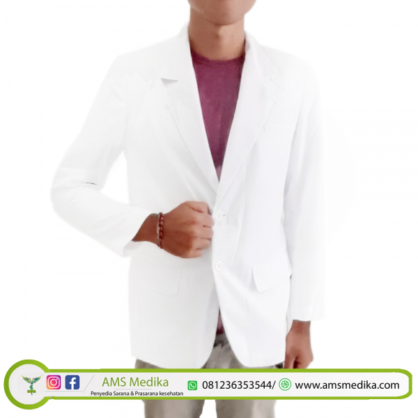 Jas Dokter Lengan Panjang (Laki - Laki)