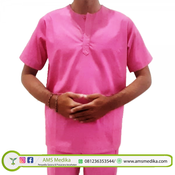 Baju Jaga (Merah Muda)