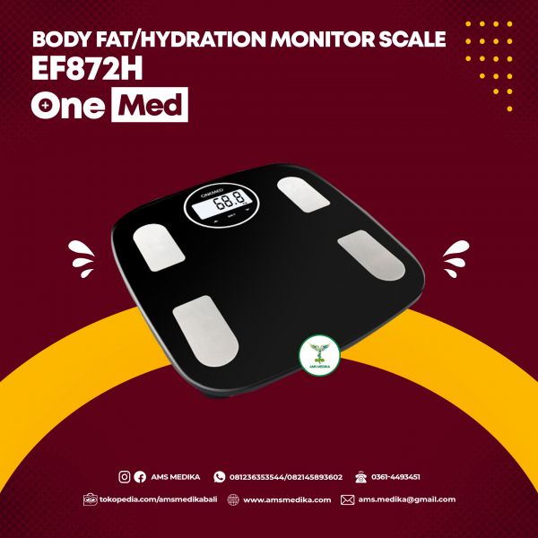 Body Fat/Hydration Monitor Scale EF872H Onemed
