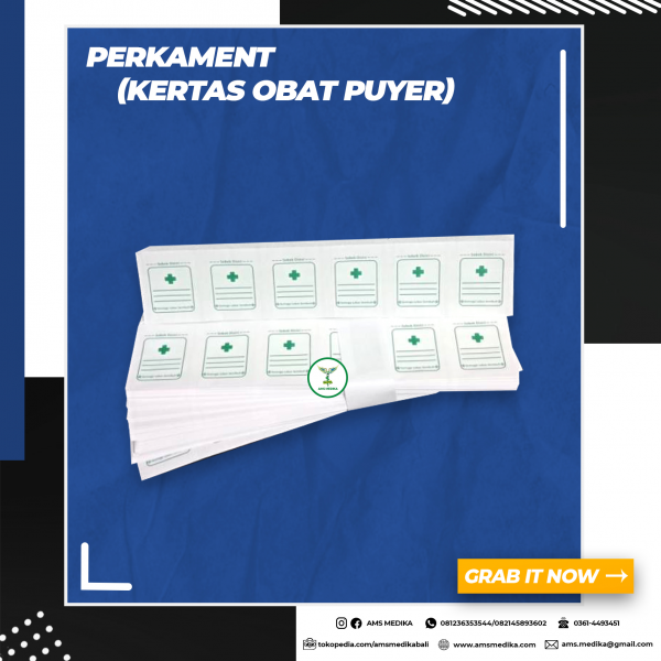Perkament / Kertas Obat