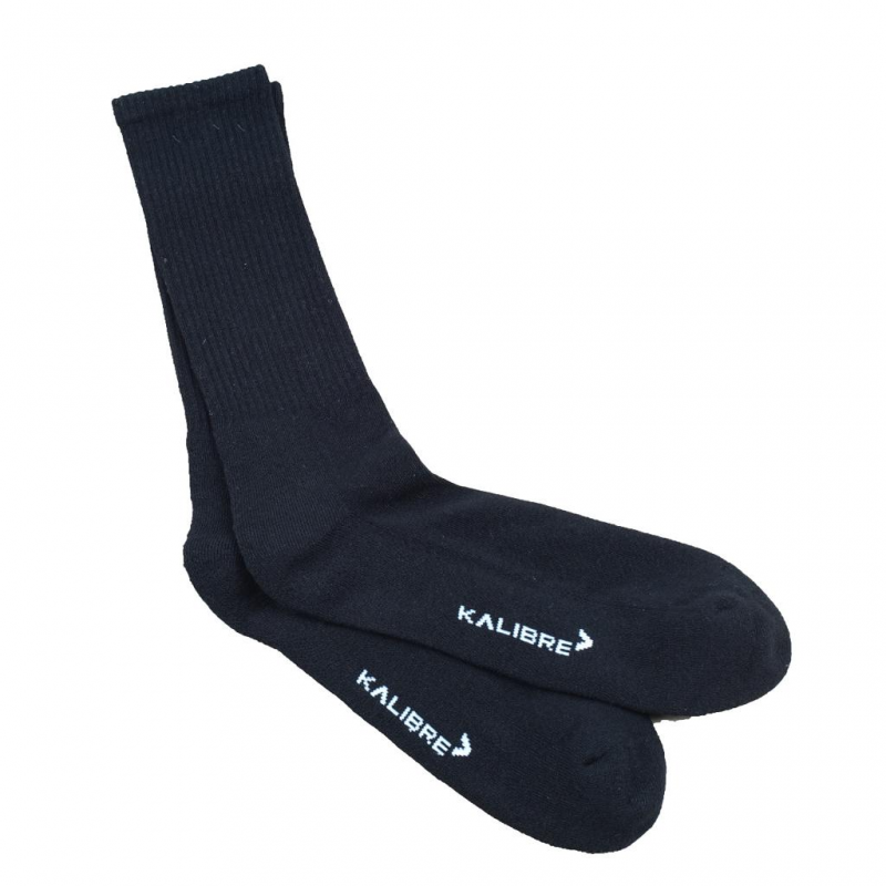 Kalibre Kaos kaki Halfterry Crew Socks 3 Pairs Black 993334000