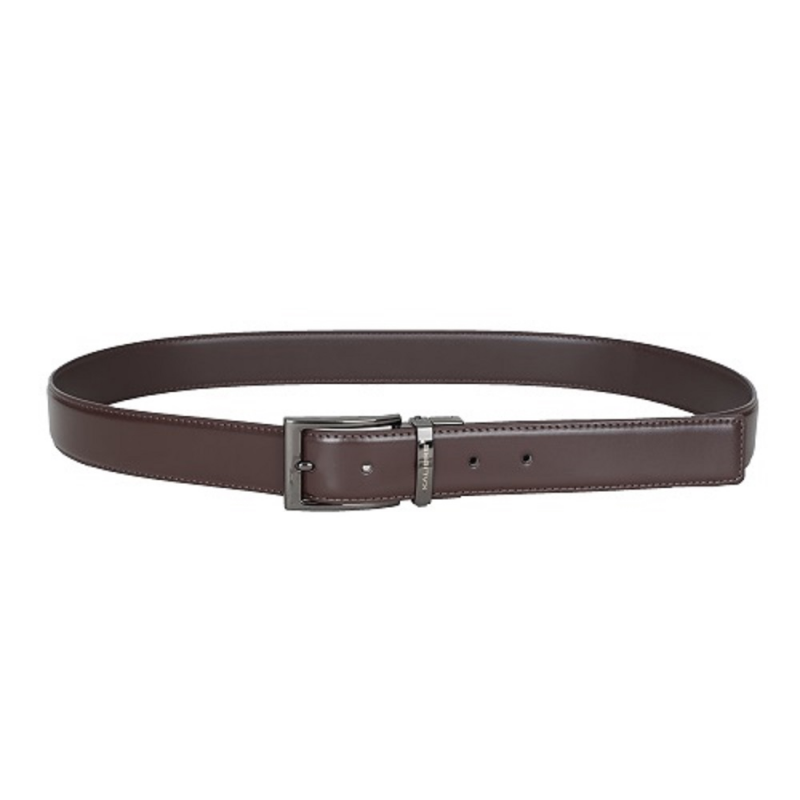 Kalibre Leather Belt Gun Metal-Brown 993335220