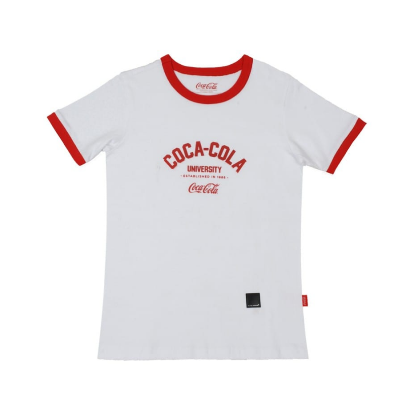 Kalibre T-Shirt Coca-Cola Women White Red 980968