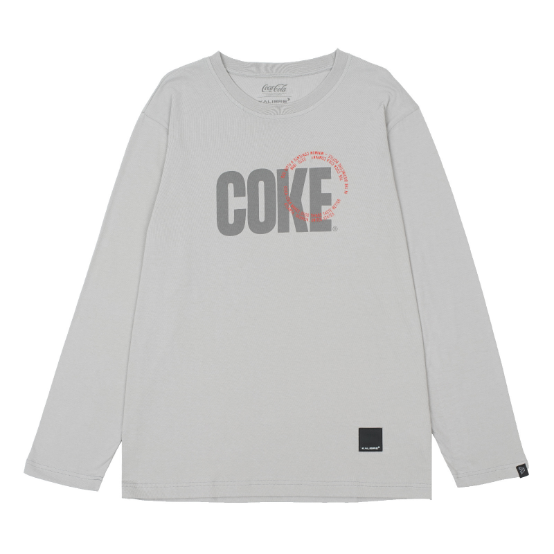 Kalibre T-Shirt Tangan Panjang Coca-Cola Grey