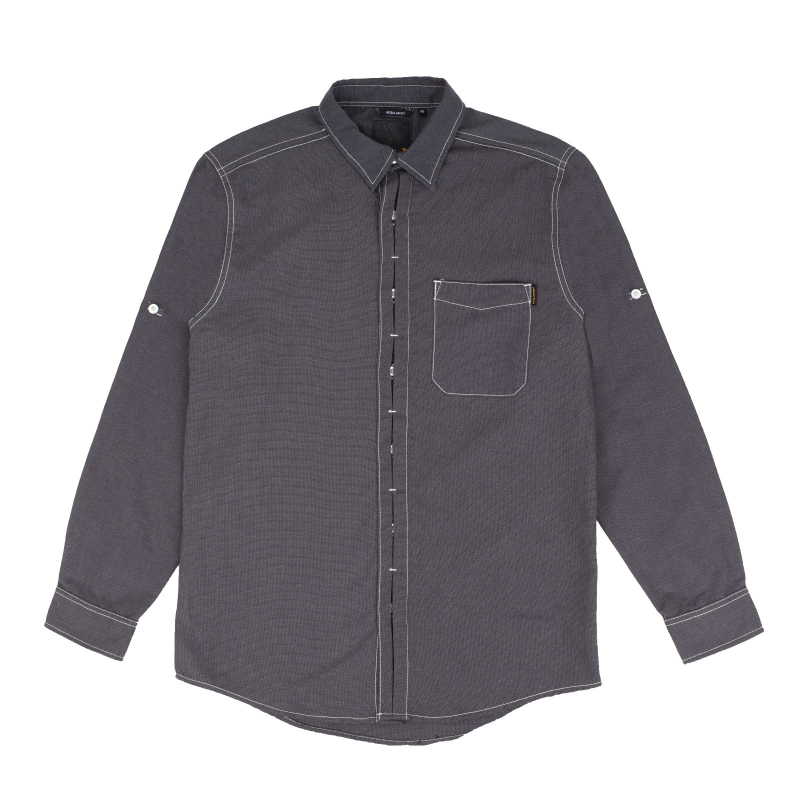 Kalibre Kemeja Tangan Panjang Dark Grey 980797