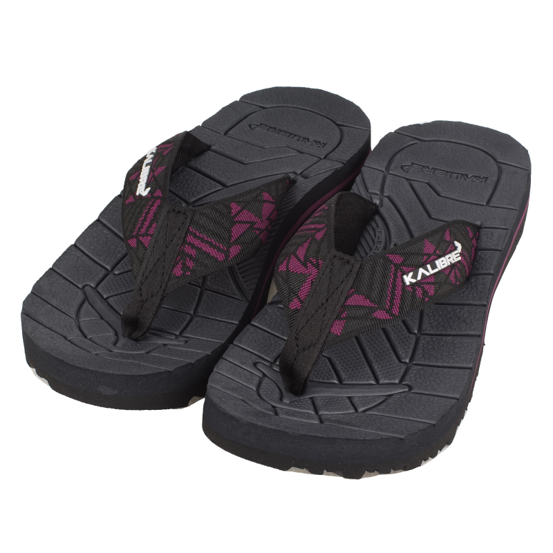 Kalibre Sandal Jepit Flexion 02 Black-Purple 960059 051