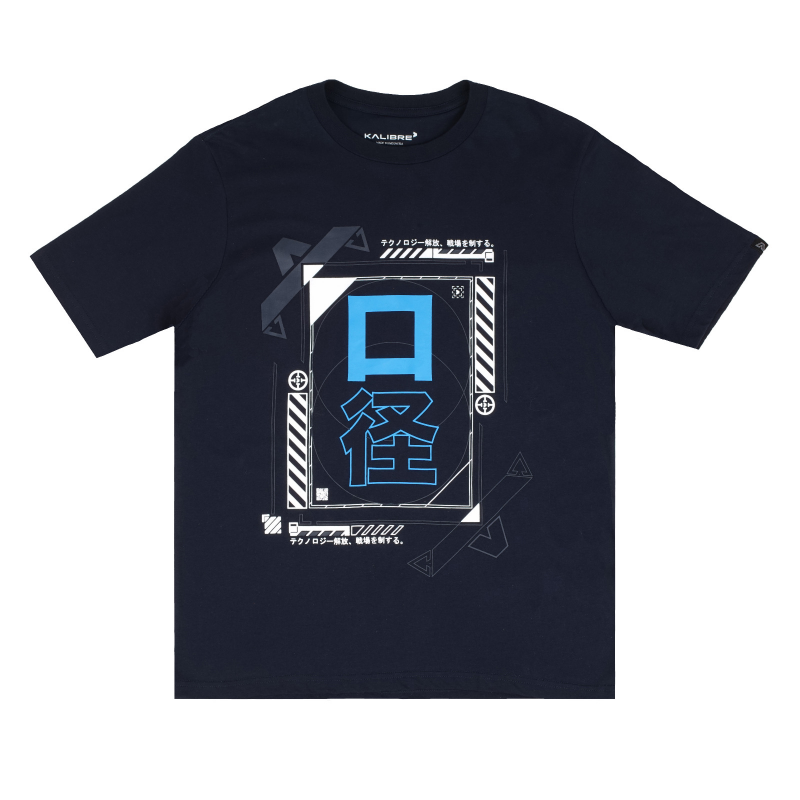 Kalibre T-Shirt Kaos Pria Navy 981035