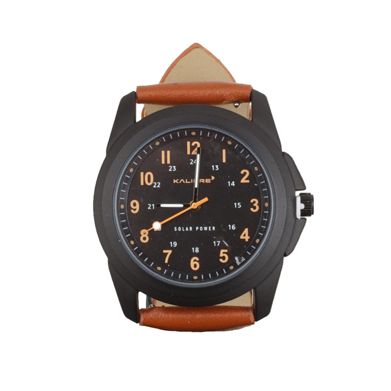 Kalibre Jam Tangan Watch Eclipse Solar Energy Black-Brown 996329220