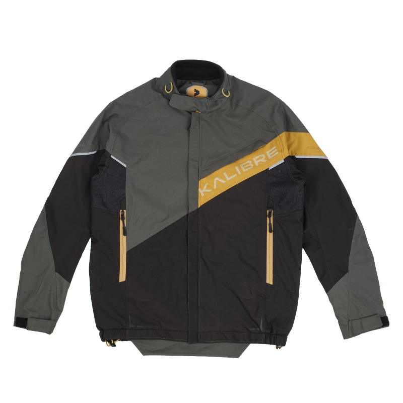 Jaket Motor Kalibre Rosholt Black-Grey 970442