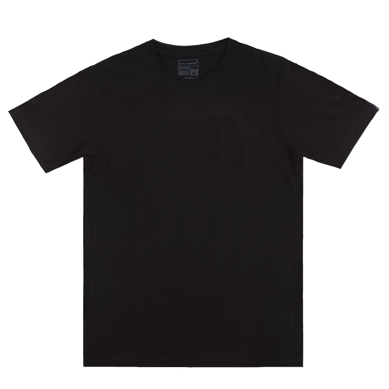T-Shirt Pria Kalibre Tangan Pendek Black 981093