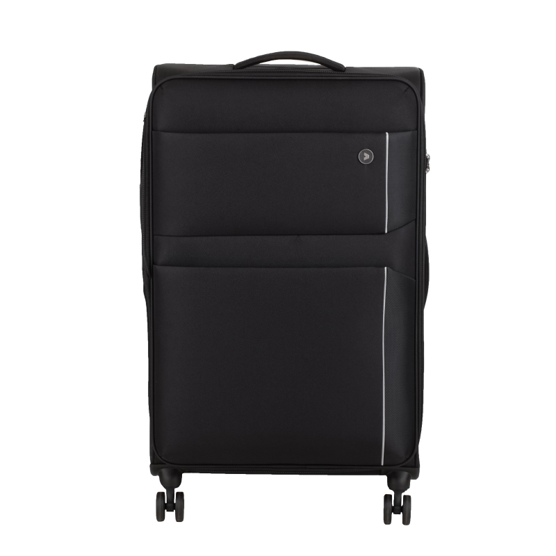 Koper Bahan Kain Kalibre Luggage Black Size L 28 Inch 930118000