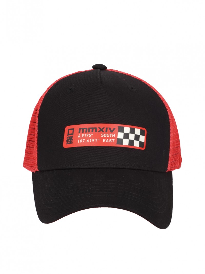 Kalibre Topi Torque Series Cap 01 Black-Red 940283019