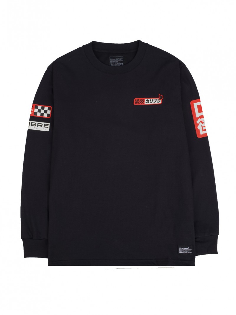 Kalibre T-Shirt Panjang Torque Series 01 Black 981193