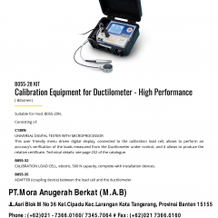 CALIBRATION EQUIPMENT FOR DUCTILOMETER - HIGH PERFORMANCE 