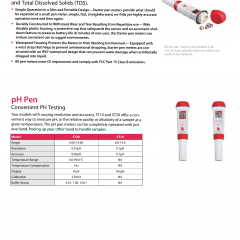 OHAUS WATER ANALYSIS STARTER PEN METER 