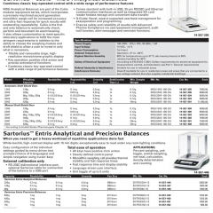 Sartorius Cubis MSU Analytical Balances