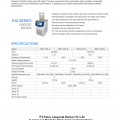BIOLAB  - FLOOR TYPE FREEZE DRYER