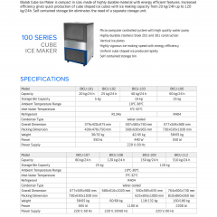 CUBE ICE MAKER