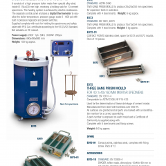 MATEST - Autoclave & Three Gang Prism Mould