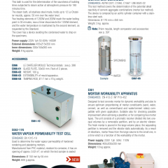 MATEST - Steam Bath, Water Vapour,Permeability Test,Mortar Bar Container & Mortar Workability Apparatus