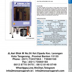 AUTOMATIC CAPILLARY RHEOMETER