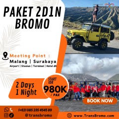 ​Paket Bromo 2D1N - Full Destination
